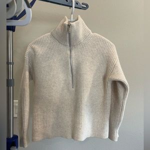 Everlane merino half zip sweater